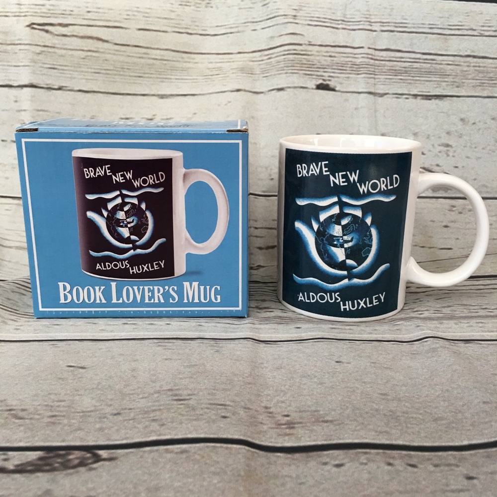 NEW Brave New World Book Lover's Coffee Mug